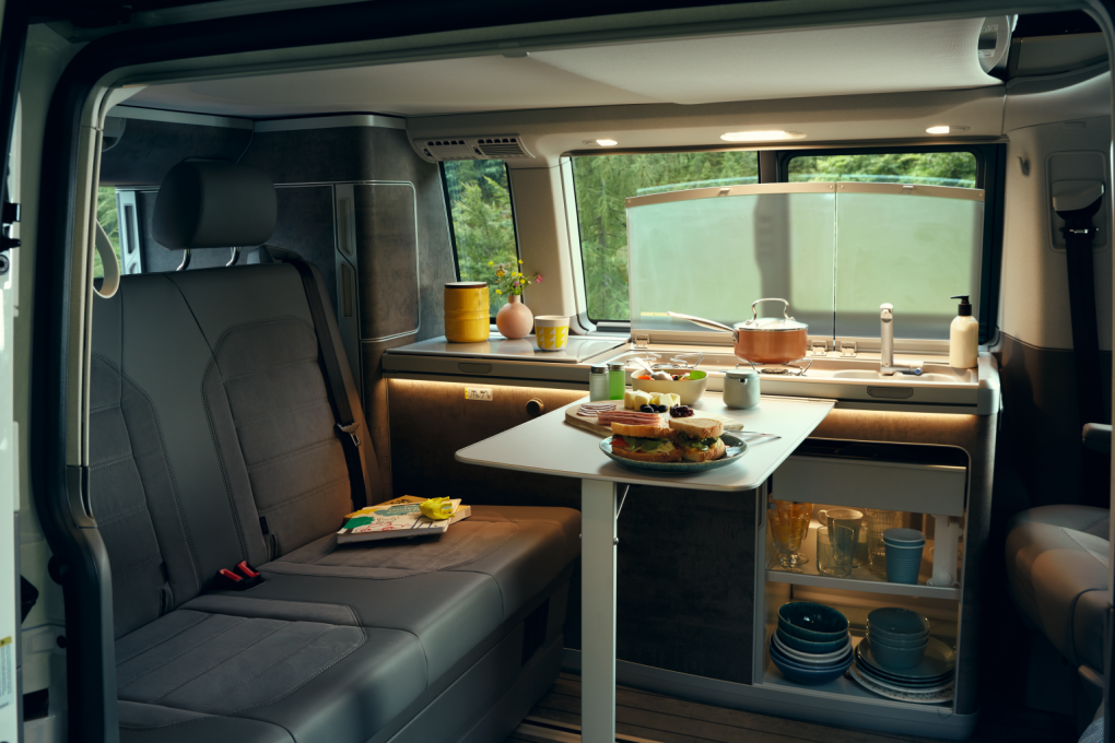 Die Küche im Innenraum vom California Ocean